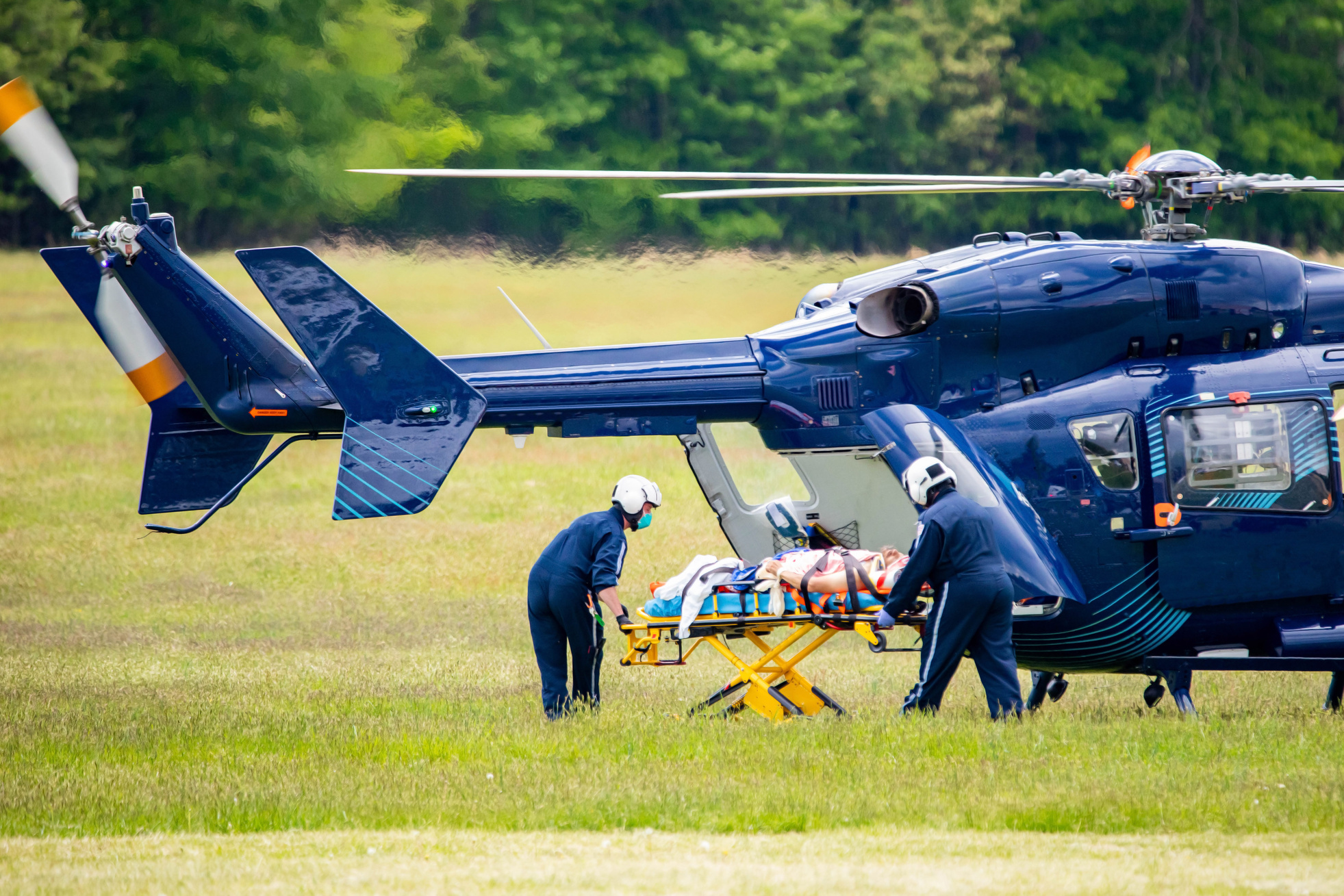 Emergency Patient Transportation on Medical Helicopter